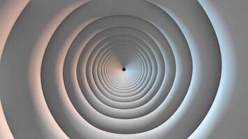 3D beautiful smooth Tunnel loop animation, CG motion graphic video