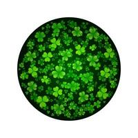 abstract shamrock sphere graphic design Illustration vector