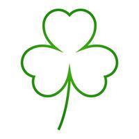 line icon symbol shamrock leaf design illustration vector