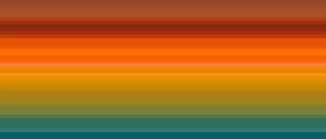 pattern of horizontal stripes in a gradient of hues transitioning from warm oranges to cool teal vector