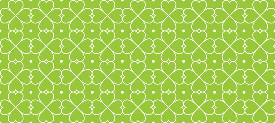 green playful line clover pattern beautiful grapgic design