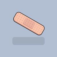 Medical Bandage. Medical Bandage Patch Cartoon design illustration and icon for website, digital and print vector