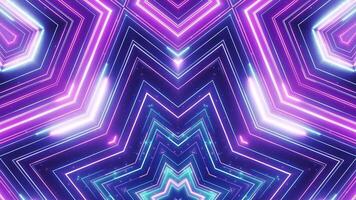 Neon abstract line animation VJ background video