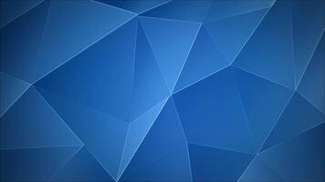 Abstract animated background triangular video