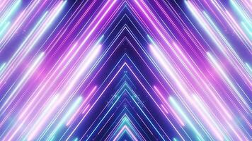 Neon abstract line animation VJ background video