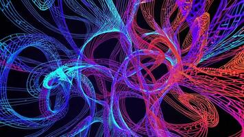 Abstract Colorful Visuals Shot with Dynamic Light Patterns video