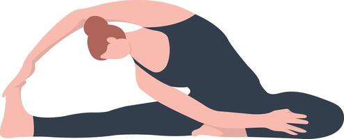 Yoga Exercise Pose vector
