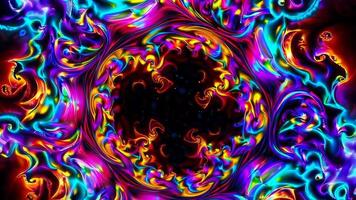 Colorful Abstract Swirling Patterns Footage in Vibrant High Definition video