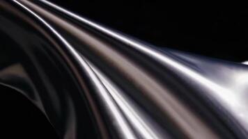 Flowing Metallic Fabric Shot with Smooth Movement and Texture video