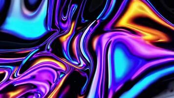 Fluid Color Patterns Shot in High Definition with Vibrant Movement video