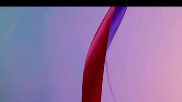 Flowing Colorful Fabric Scene Footage with Smooth Movement video
