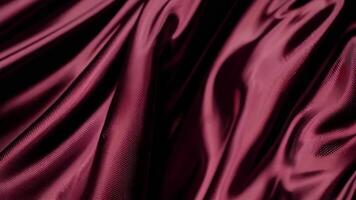 Flowing Red Silk Fabric Footage Capturing Elegant Movement and Texture video
