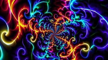 Colorful Abstract Light Patterns Footage with Dynamic Motion Effects video