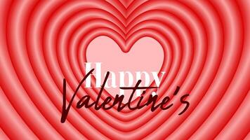 valentine's day background hearts and element with red and pink color and gradient color. vector