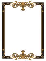 Intricate Ornamental Frame Design vector