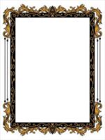 Boho Ornamental Border Frame vector