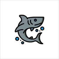 Shark icon illustration vector