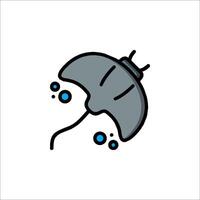 A stingray icon on a white background vector