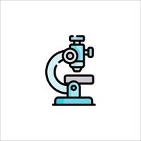 Microscope icon illustration vector