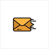 Mail envelope icon illustration vector