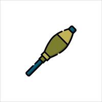 A small green and blue object with a handle vector