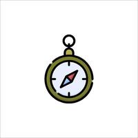 A compass icon on a white background vector