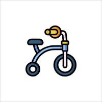 A small bicycle icon on a white background vector