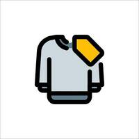 A shirt with a yellow ribbon on it vector