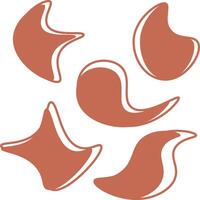 Abstract shapes collection vector