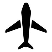 Airport Icon silhouette vector