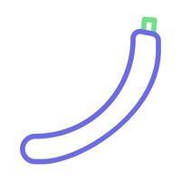 Banana icon illustration. Concept of healthy eating, diet, and nutrition. vector
