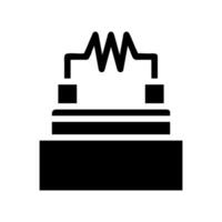 Electrical Resistor Symbol. Concept of resistance, circuit, and electronics. vector