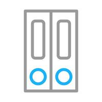 File folder icon. Concept of organization, storage, and management. vector