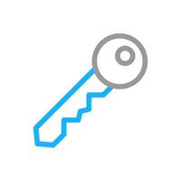 Simple Key Icon Illustration. Concept of security, access, and solution. vector