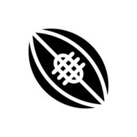 Cocoa bean icon. Concept of chocolate, ingredient, and dessert. vector