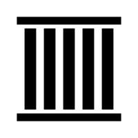 Prison bars. Concept of crime, punishment, and justice. vector