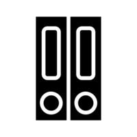 Office binder icon. Concept of organization, documentation, and archiving. vector