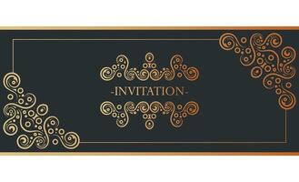 fancy invitation background style decorative pattern vector