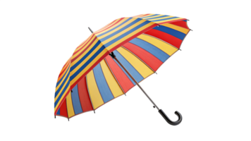 Colorful Striped Umbrella, Rain Protection, Sunny Day, Vibrant Hues, Fashion Accessory, Portable She png
