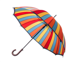 Colorful Striped Umbrella, Rainy Day Protection, Fashion Accessory png