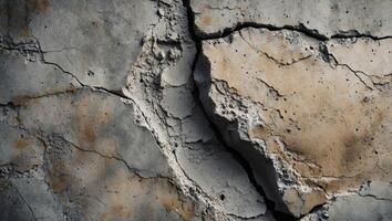 Weathered concrete texture with natural cracks and rough surface.Weathered concrete texture with natural cracks and rough surface. photo