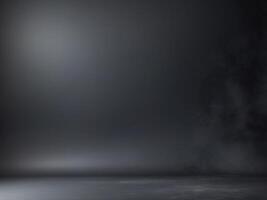 Black Gradient Texture Backdrop for Sleek Product Presentations. photo