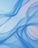 Abstract Blue Gradient Background with Flowing Lines photo
