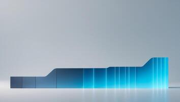 Progress bar design representing loading status in a minimal and modern user interface setting for enhanced digital experiences photo