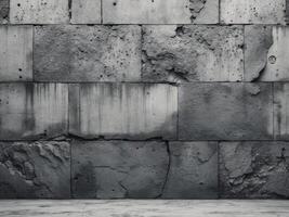 Grey rough texture concrete stone grunge rough wall wide backgroundGrey rough texture concrete stone grunge rough wall wide background. photo