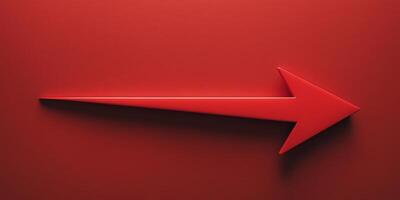 A red background with a red arrow pointing to the right photo