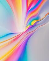 Creative display of abstract color fusions with vivid highlights photo