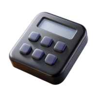 Stylish and practical 3D calculator icon. png
