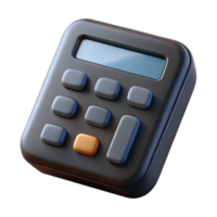 Functional 3D calculator with sleek design. png