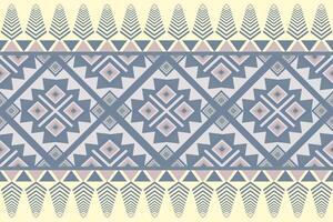 The geometric ethnic pattern in traditional style vector
